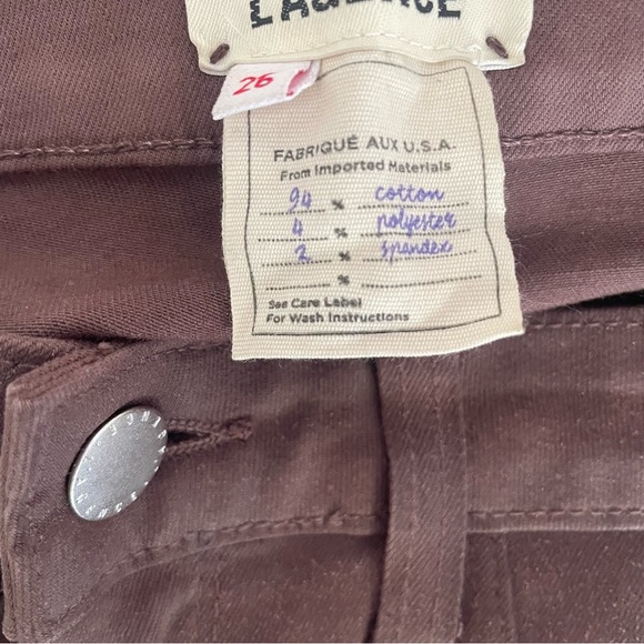 L'Agence Margot High Rise Mahogany Coated Skinny Jeans 37564 - Picture 9 of 13